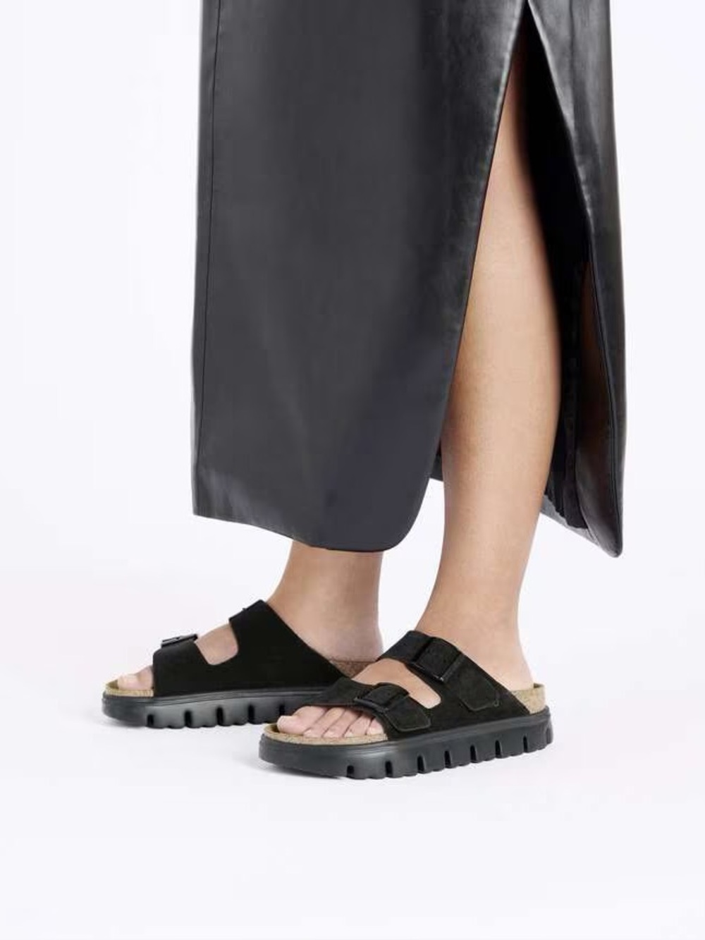 Birkenstock Arizona Chunky in Black Suede - Picture 8 of 9